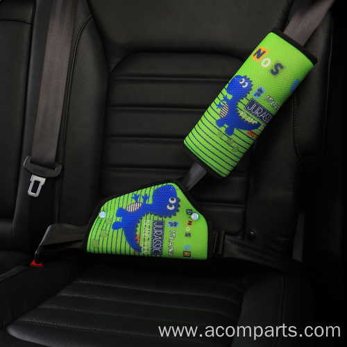 Pillow soft cartoon car seat belt adjuster comfortable